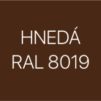 Hneda - RAL 8019